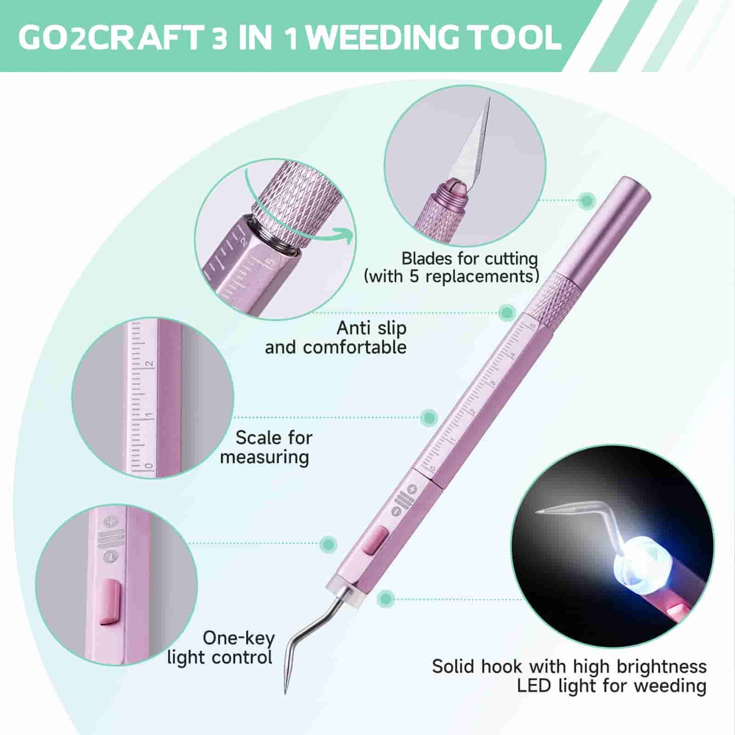 Weeding Tools with Light