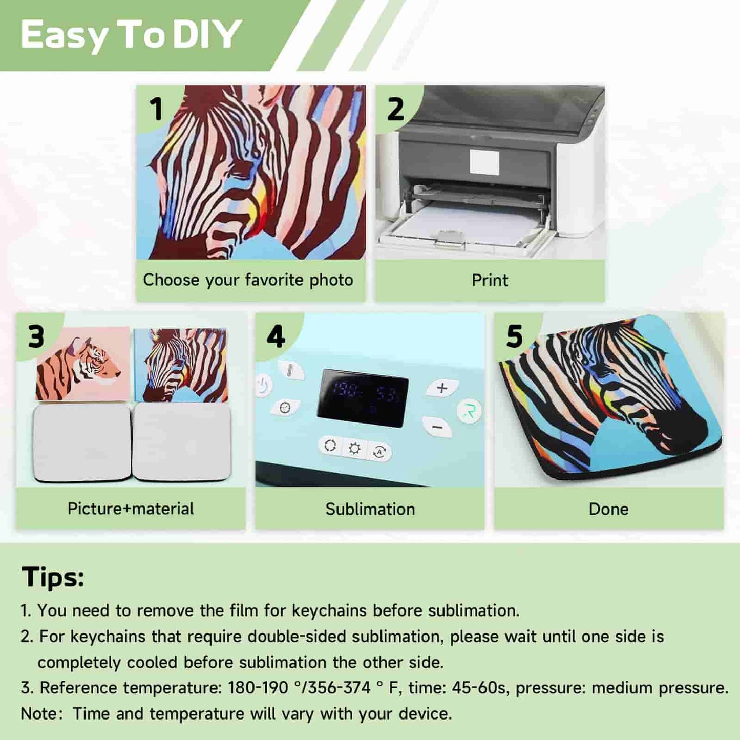 76Pcs Sublimation Blanks Products