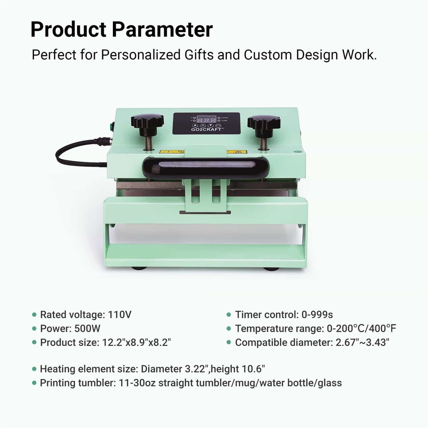Tumbler Heat Press Machine for 11-30oz